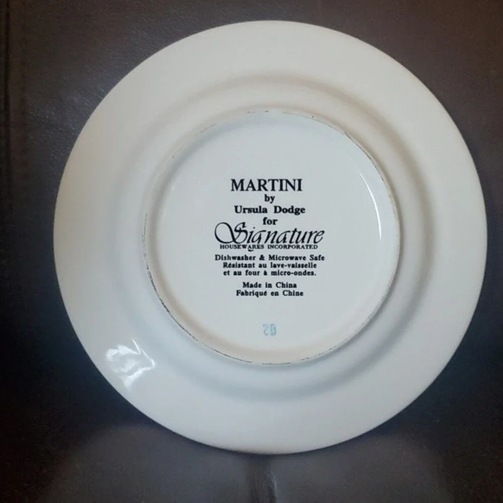 Ursula Dodge Porcelain appetizer plates set of 6